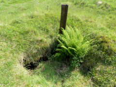 Cwmsychan Red Ash Colliery upcast shaft, June 2013